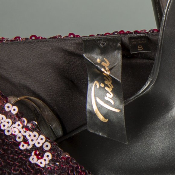 GORGEOUS Short Pink Sequin Evening Party Cocktail Pageant Homecoming Dress Small - Picture 10 of 10